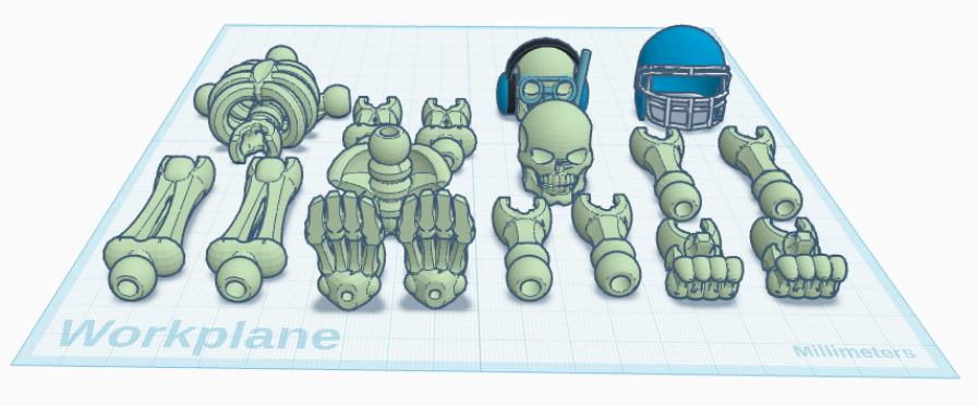 Skeleton Action Figure.