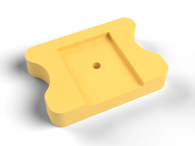 Key Turner - Big Easy-Grip Key Holder for Stiff Locks and Sore Hands, M4 Bolt, No Supports (OpenSCAD)