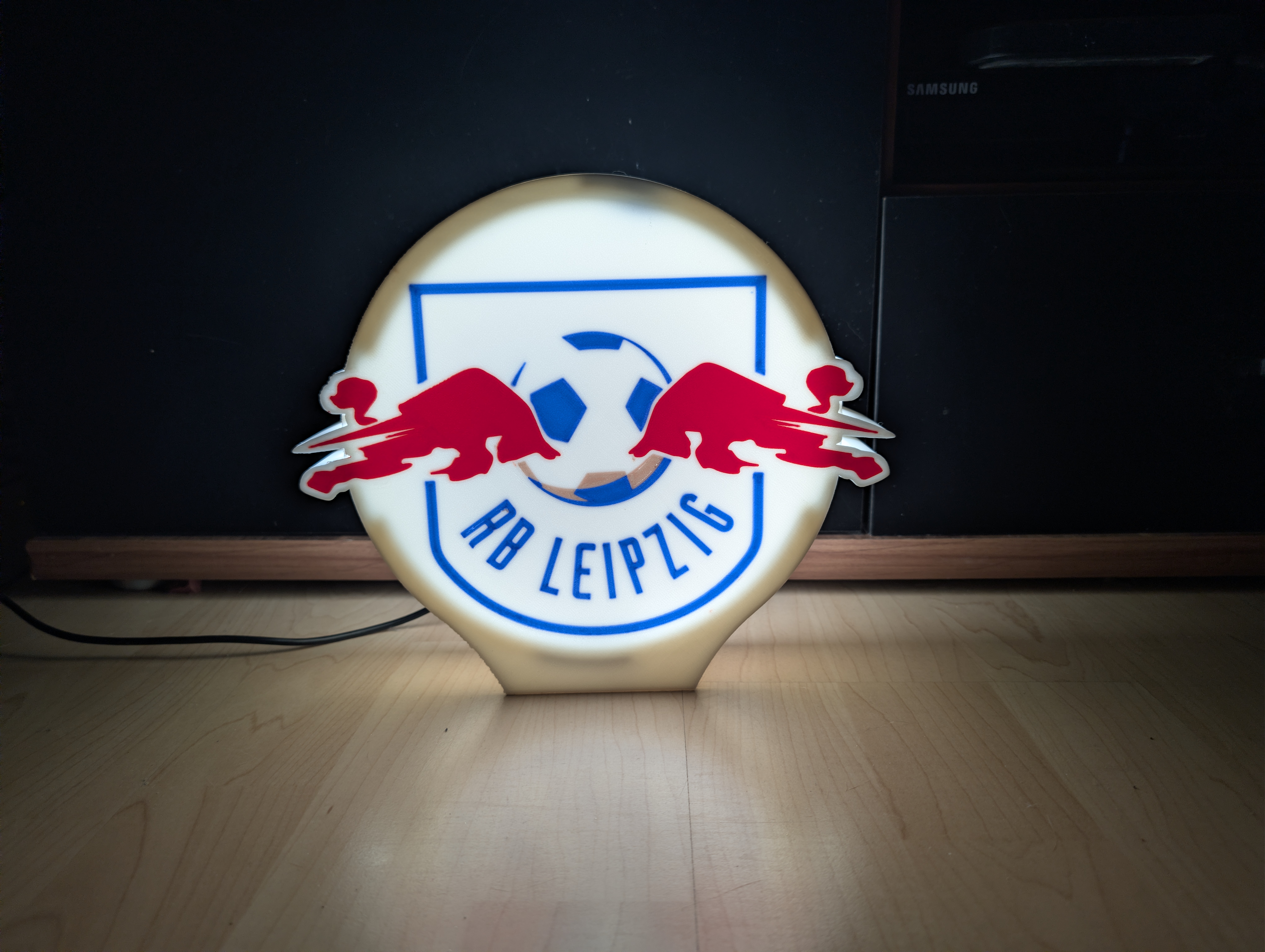 RB Leipzig LED Ring Lampe