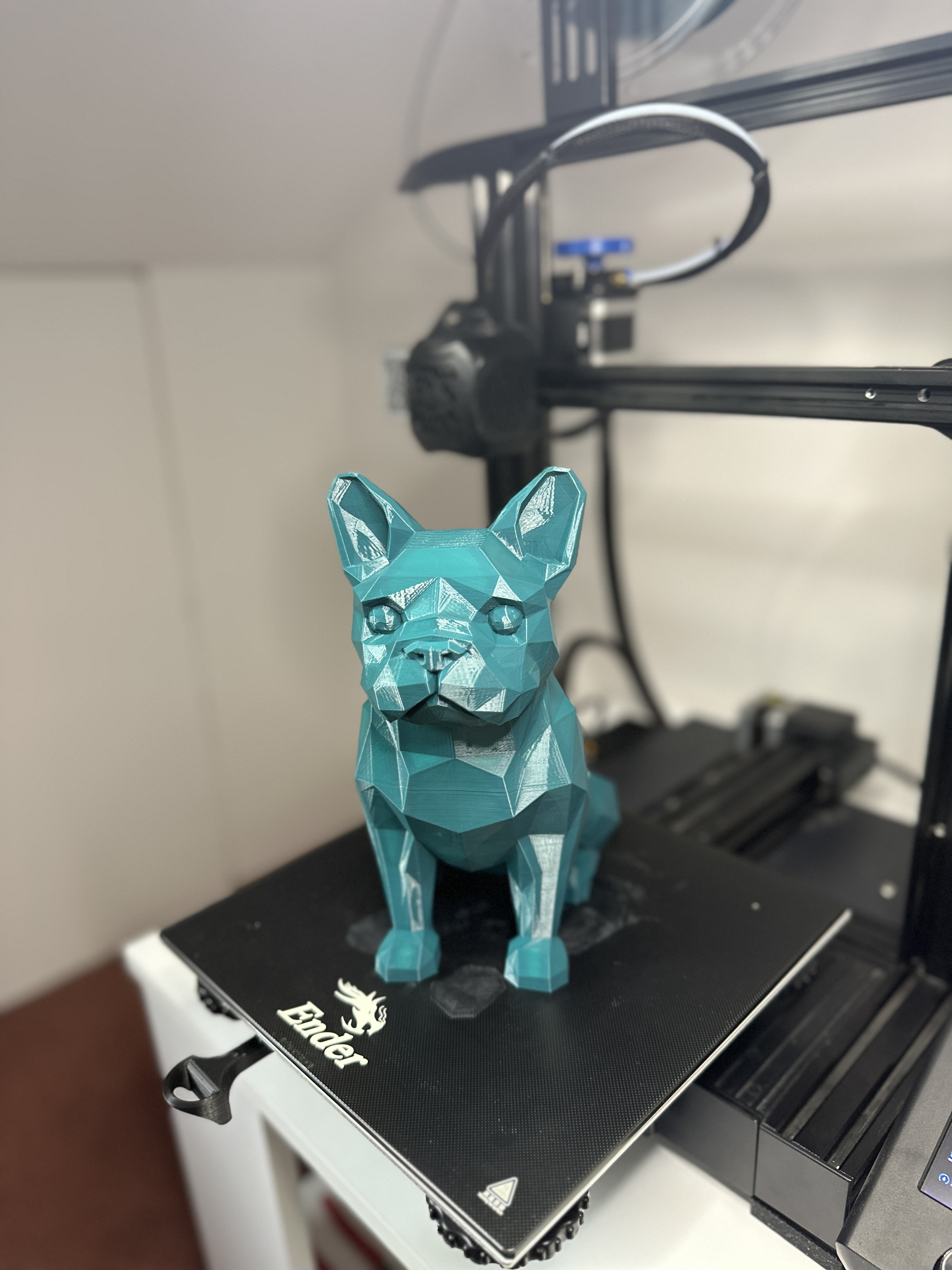french bulldog 216mm height 3D model