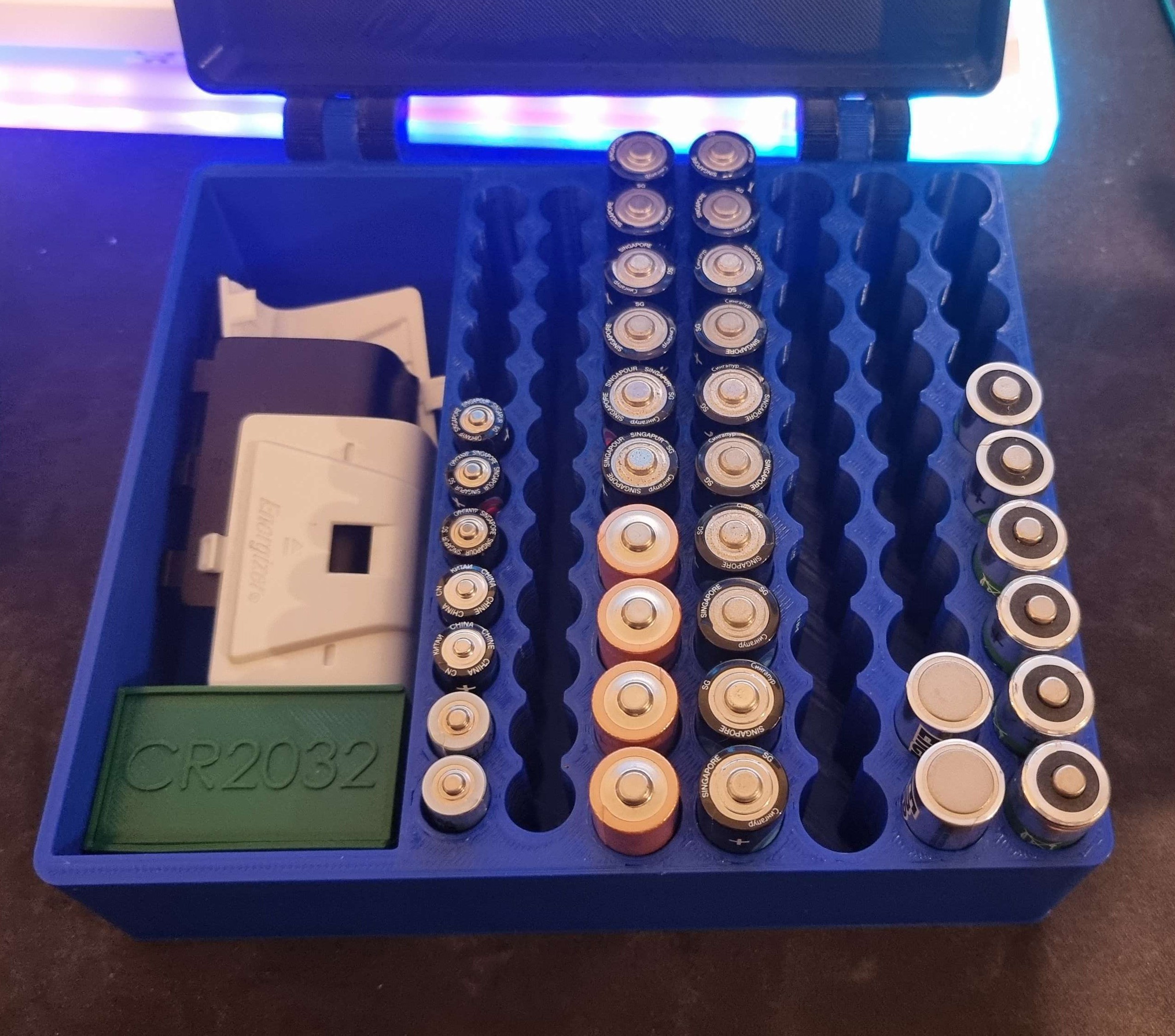 Battery Box with Storage 3D model thumbnail