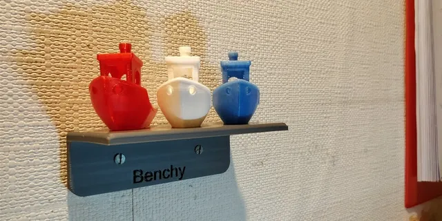 Benchy on a shelf