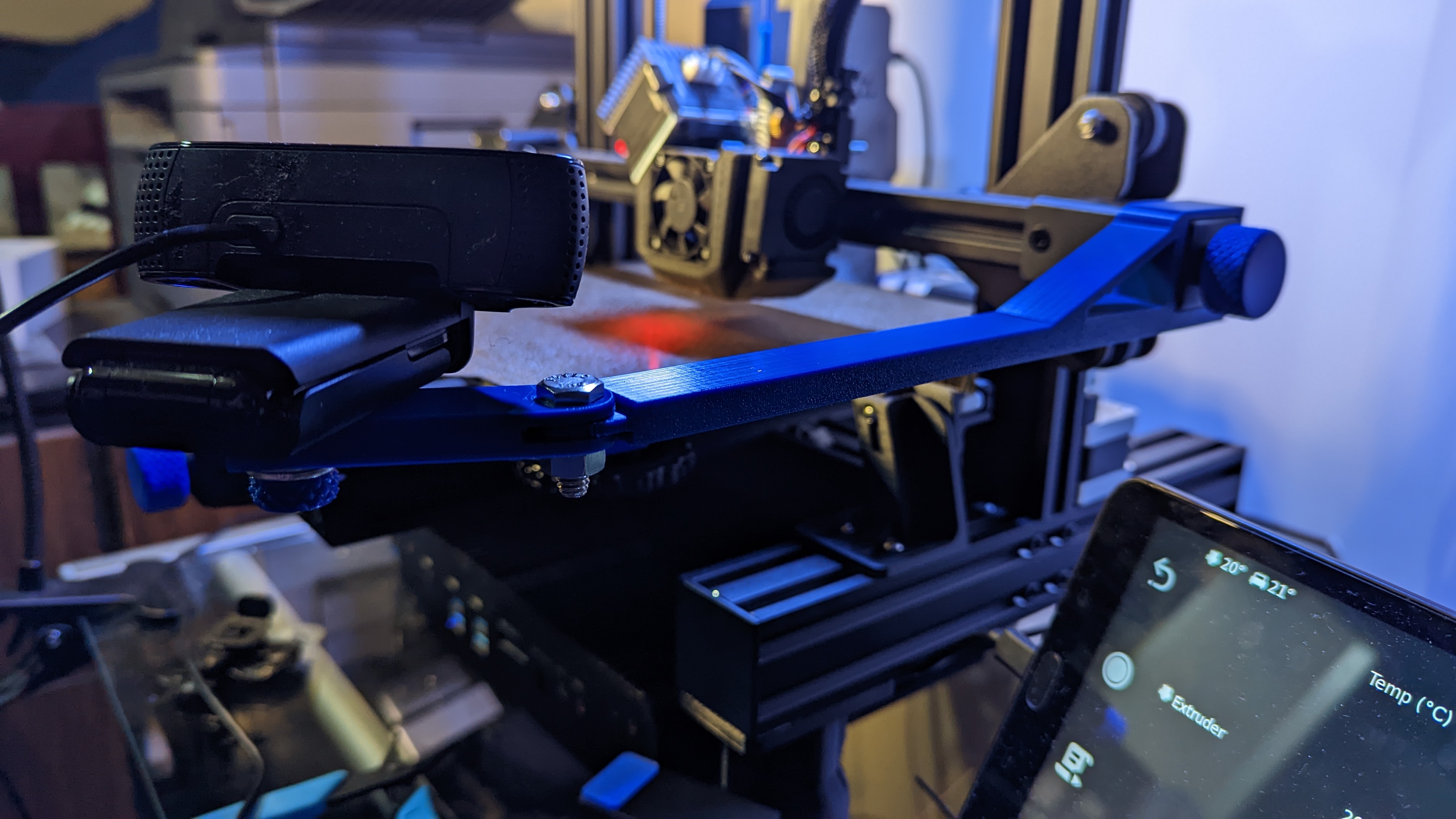 Ender 3 v2 ZAxis Camera arm by Matty3D Download free STL model