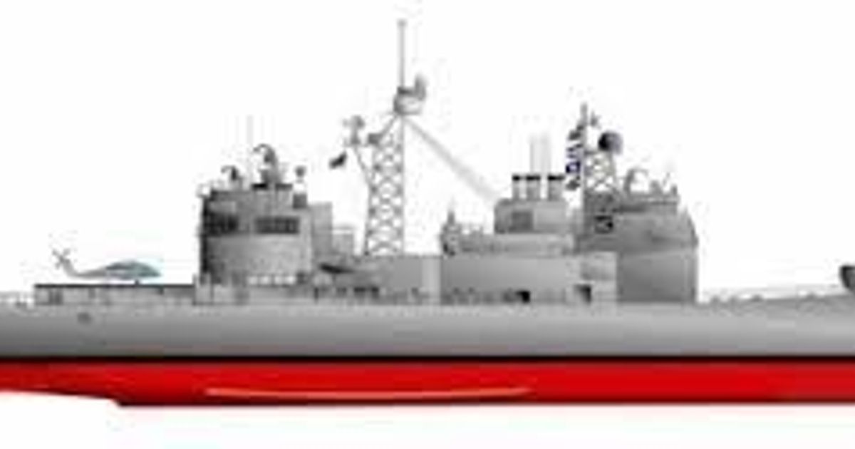 Ticonderoga class Cruiser CG by Richard Irish Download free STL model