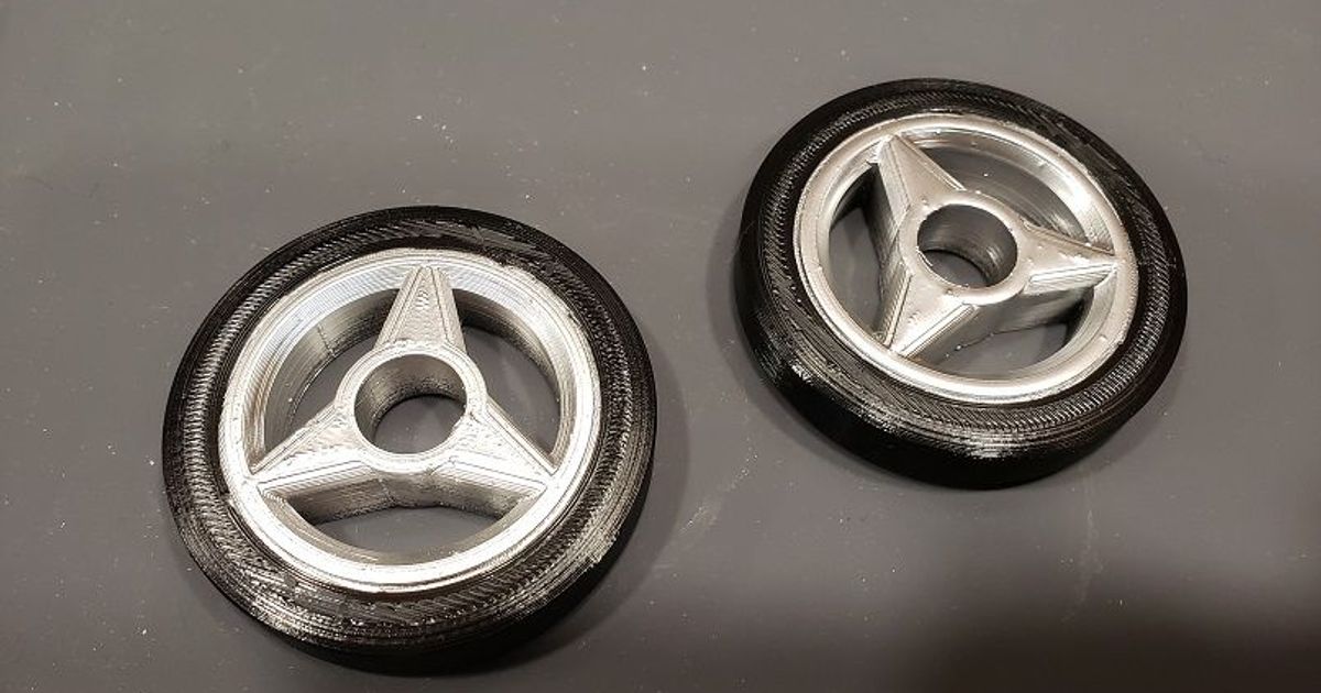 Suitcase Wheels by S.Sherman Download free STL model