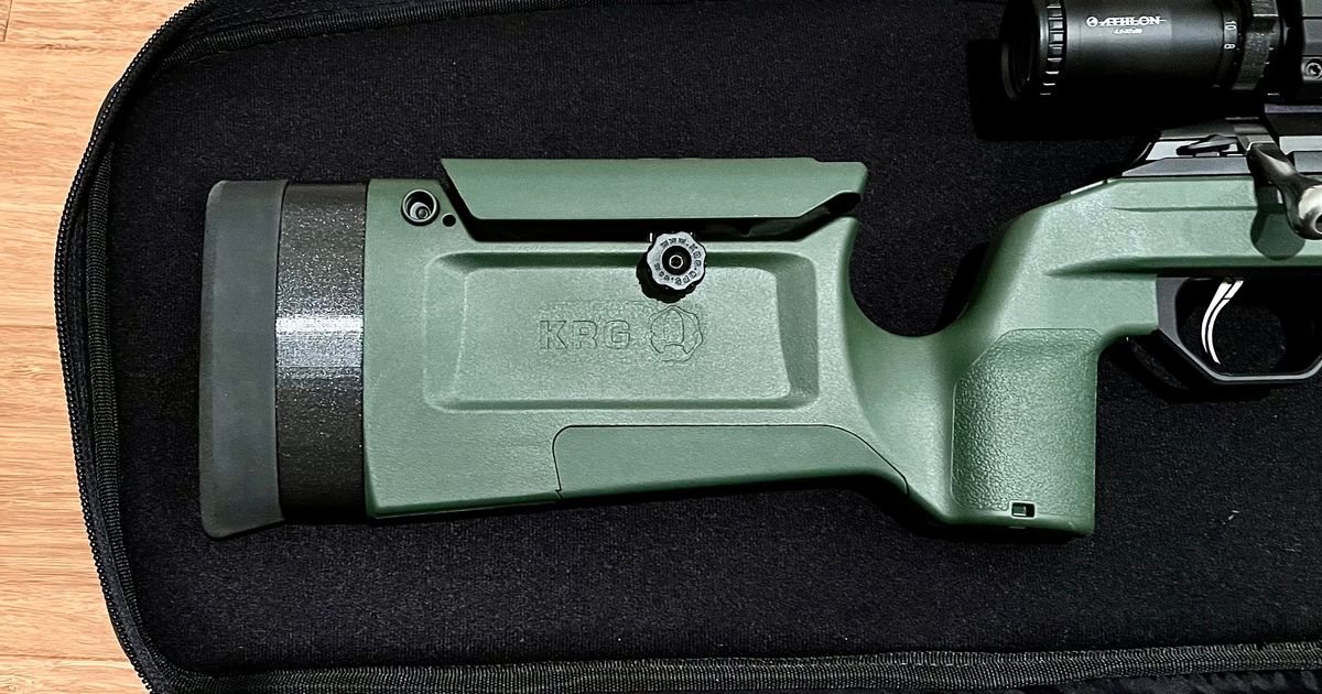 KRG Bravo Rimfire LOP Spacer by Storm Download free STL model