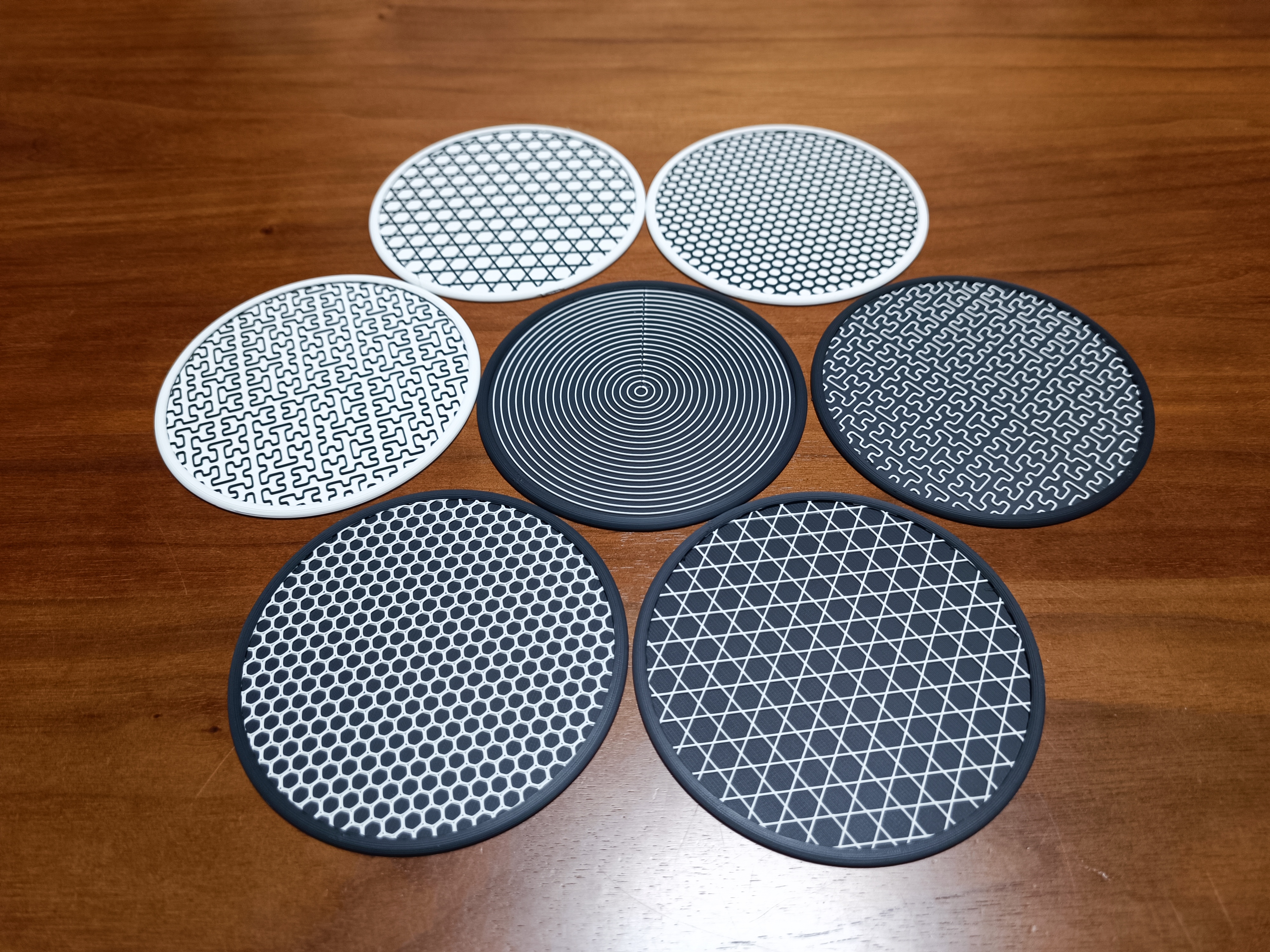 Miniatura 6 do modelo 3D infill coaster