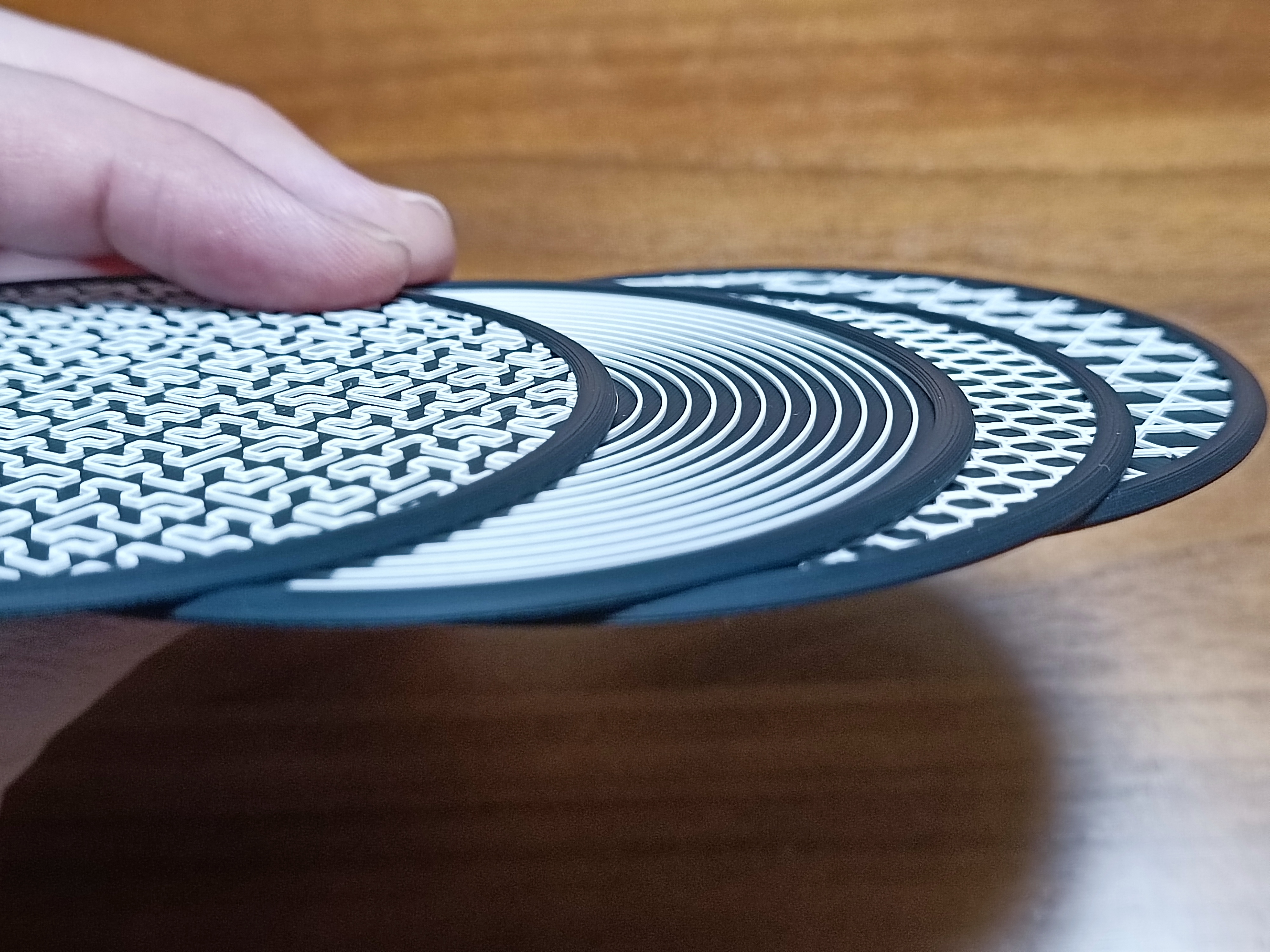 Miniatura 7 do modelo 3D infill coaster