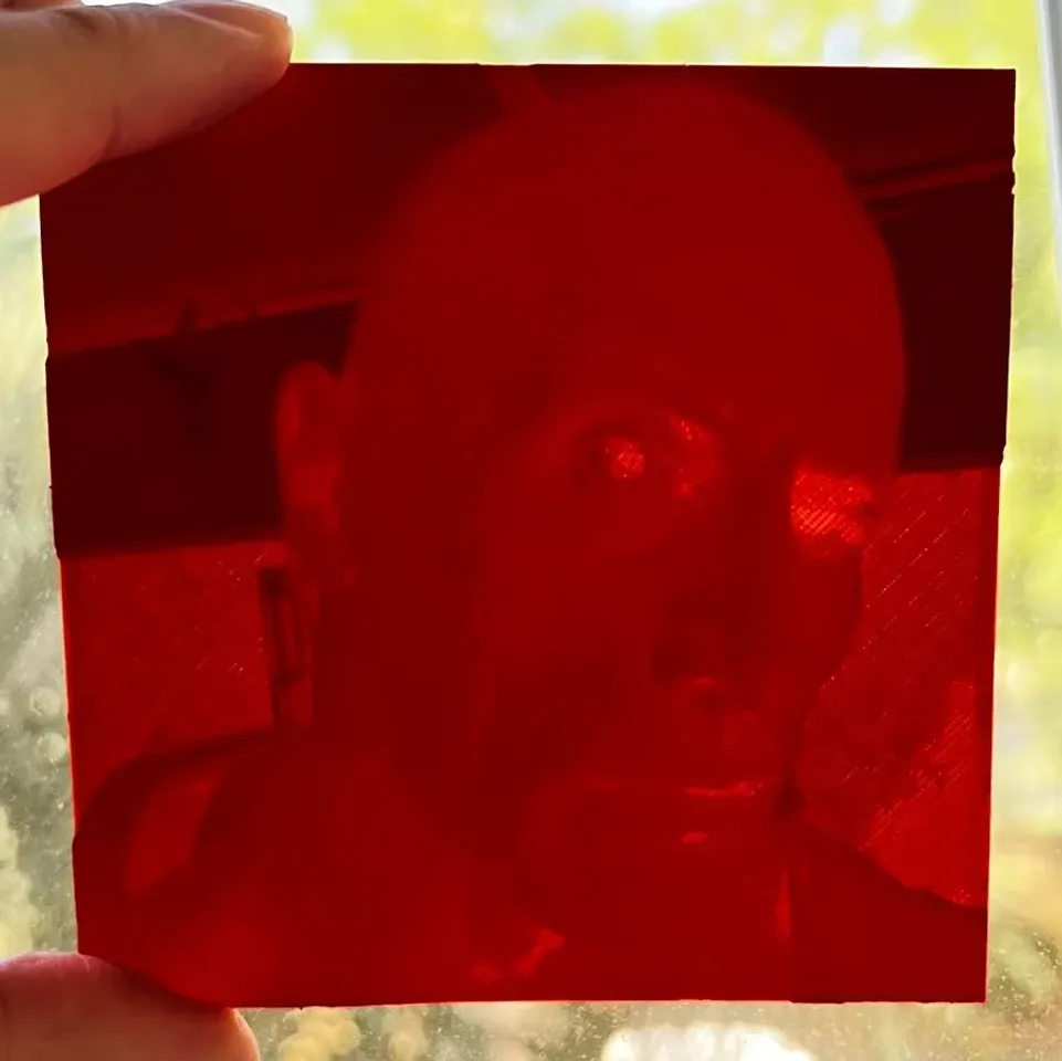 The Rock Eyebrows Meme - Lithophane by Ahmad, Download free STL model