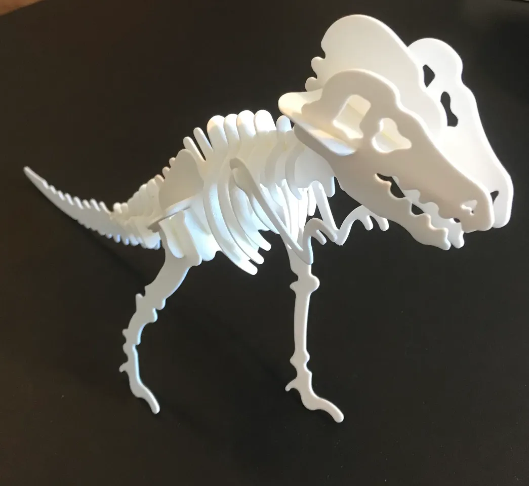 3D file T-REX DINOSAUR PUZZLE 3D 🦖・Template to download and 3D print・Cults
