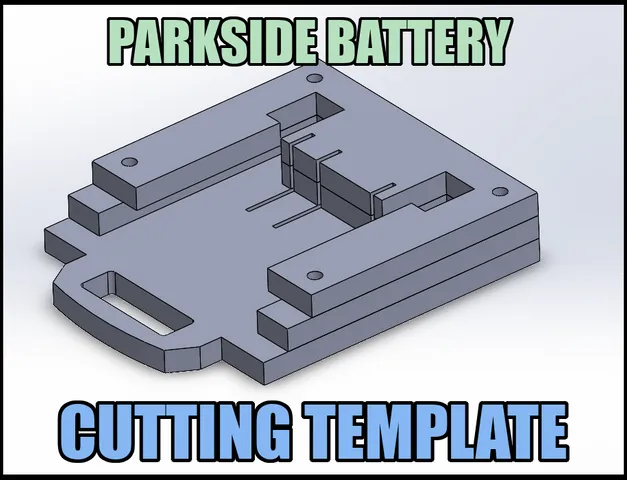 PARKSIDE ADAPTER HOLDER OR TEMPLATE FOR CNC / HAND CUTTING