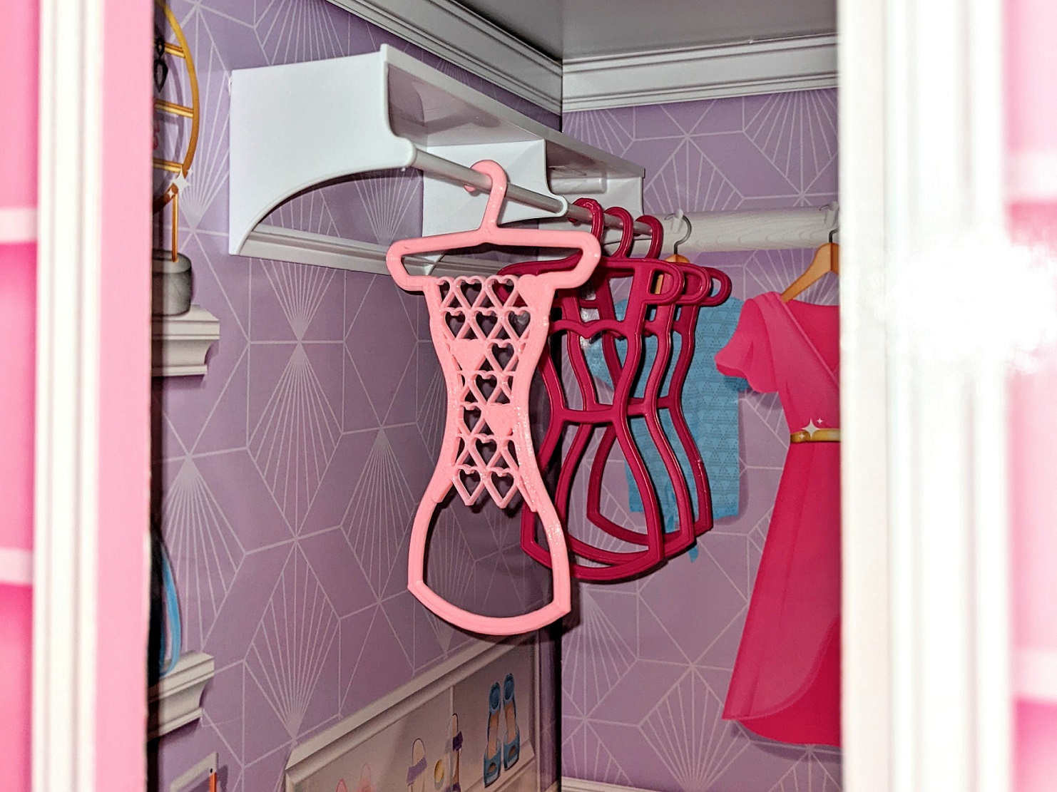 barbie clothes hanger