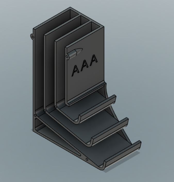 AAA Battery Dispenser that won't jam by KLR-Tom | Download free STL ...