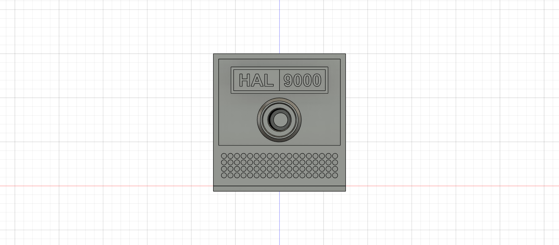 HAL 9000 Apple TV remote holder by AWSW Download free STL model