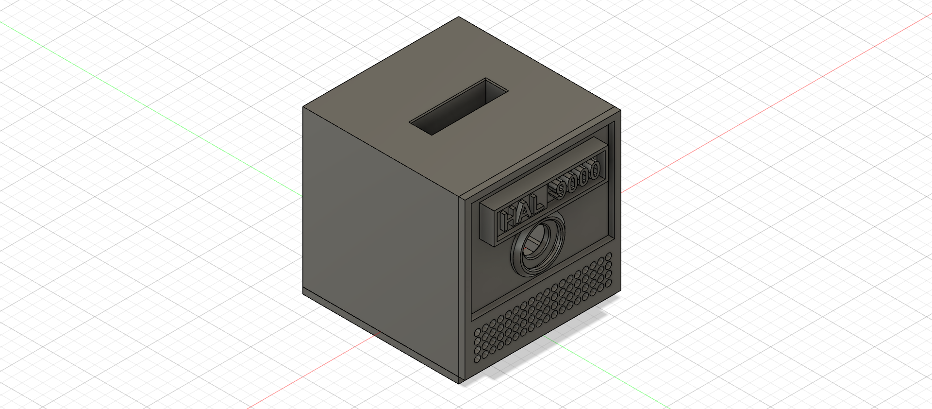 HAL 9000 Apple TV remote holder by AWSW Download free STL model