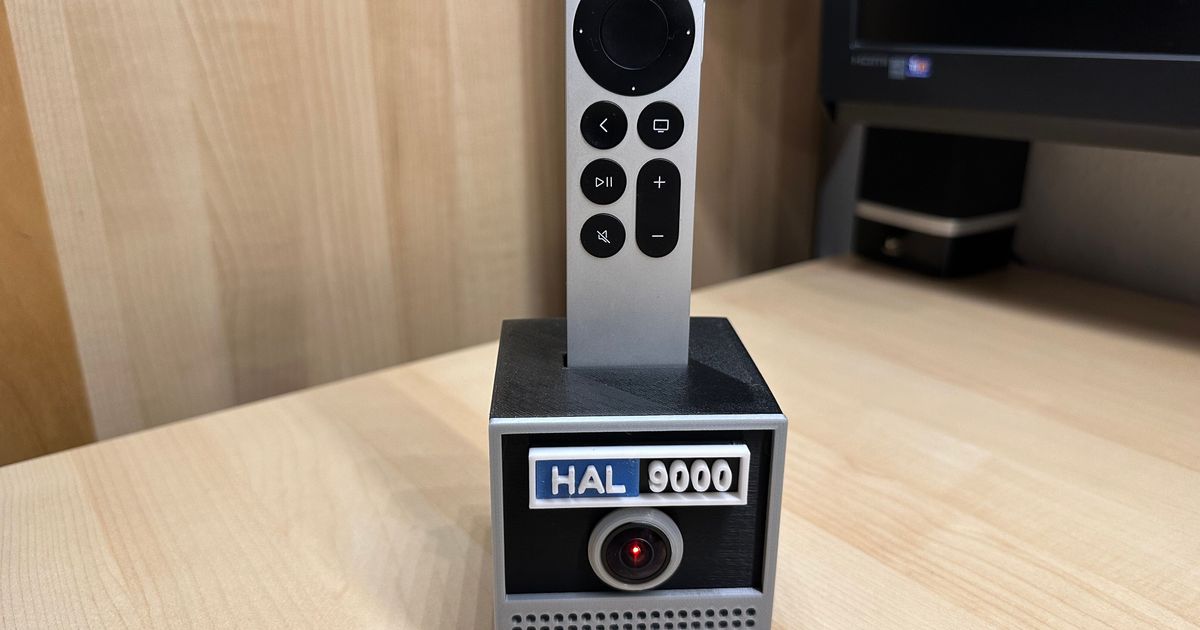 HAL 9000 Apple TV remote holder by AWSW Download free STL model