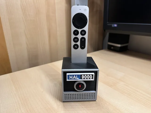 HAL 9000 Apple TV remote holder