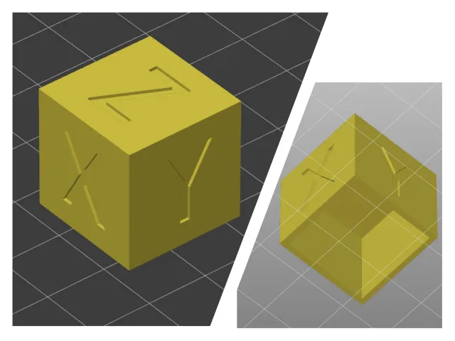 XYZ 20mm Calibration Cube Light