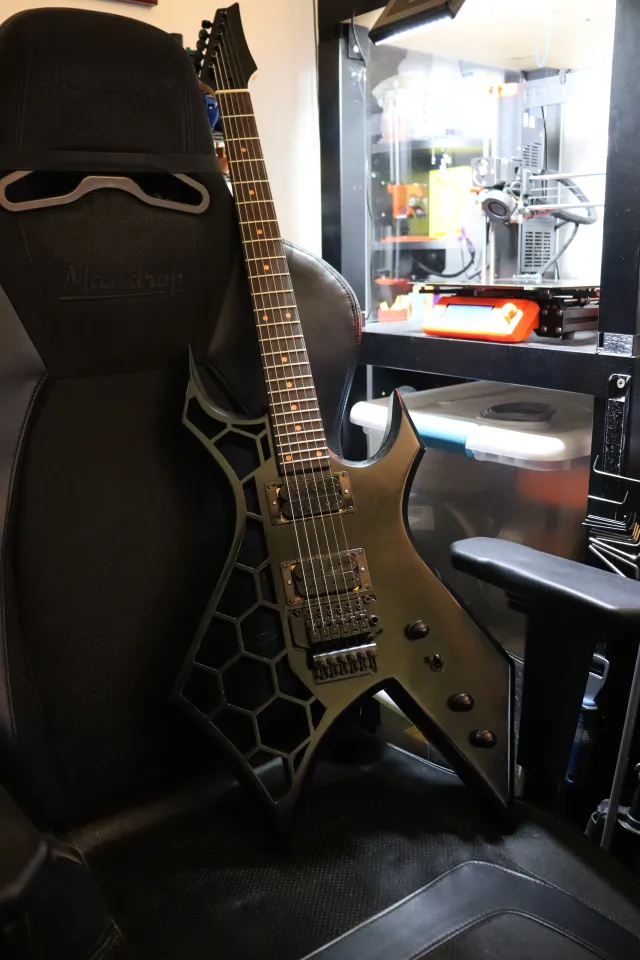 Electric Guitar Body - B.C. Rich Warlock by EG3Dprinting