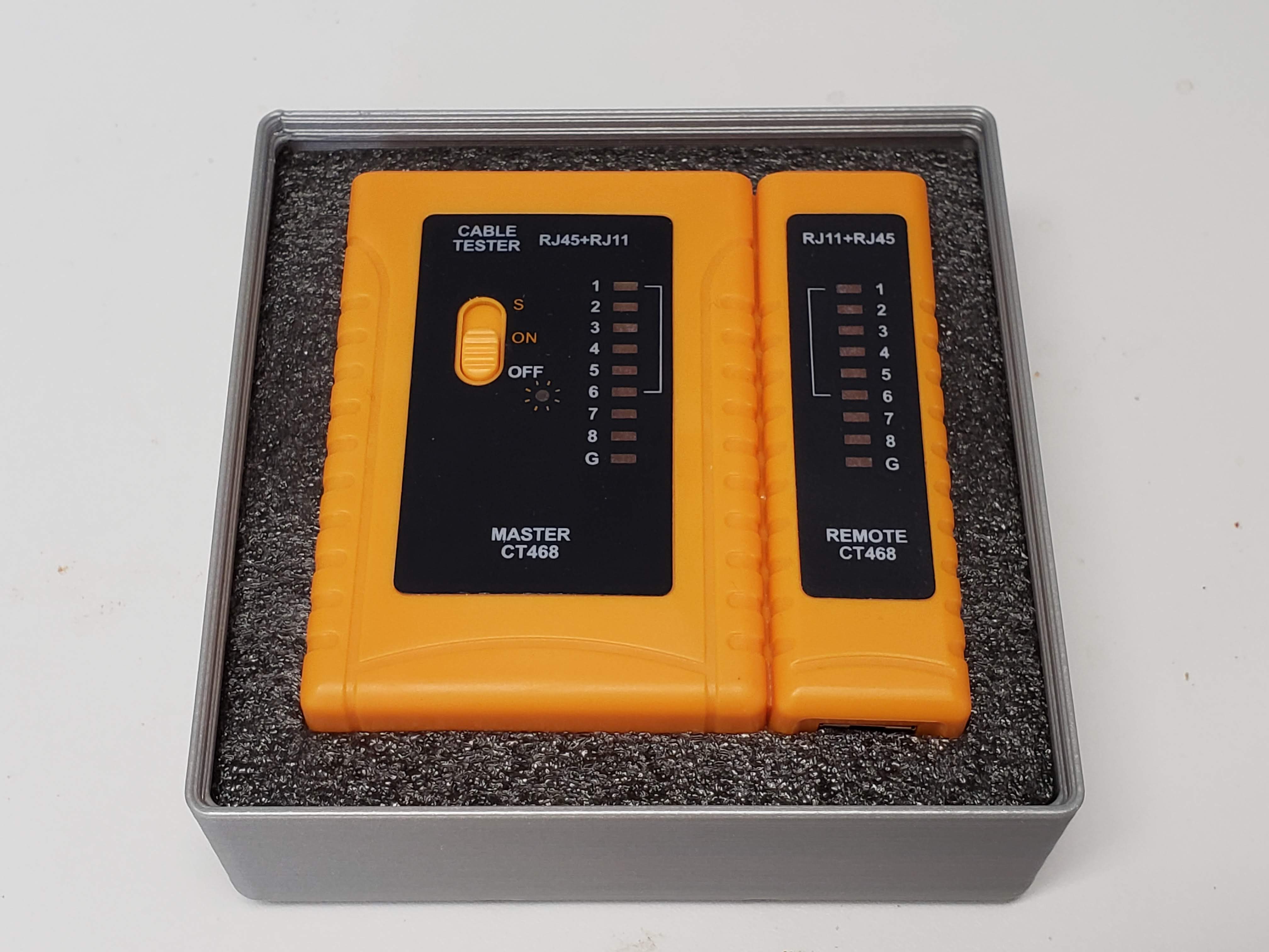 Gridfinity RJ45 Network Cable Tester Holder