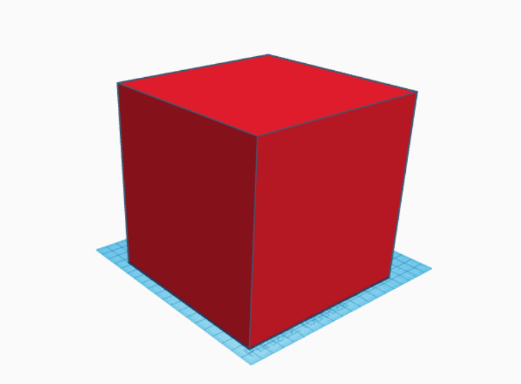 red cube