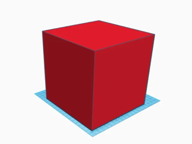 red cube