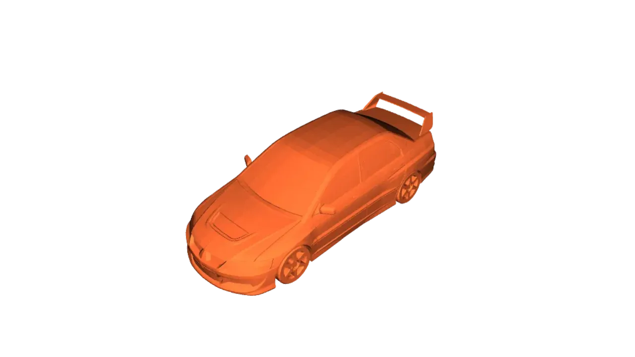 Mitsubishi evo VIII by Simply_prints | Download free STL model ...