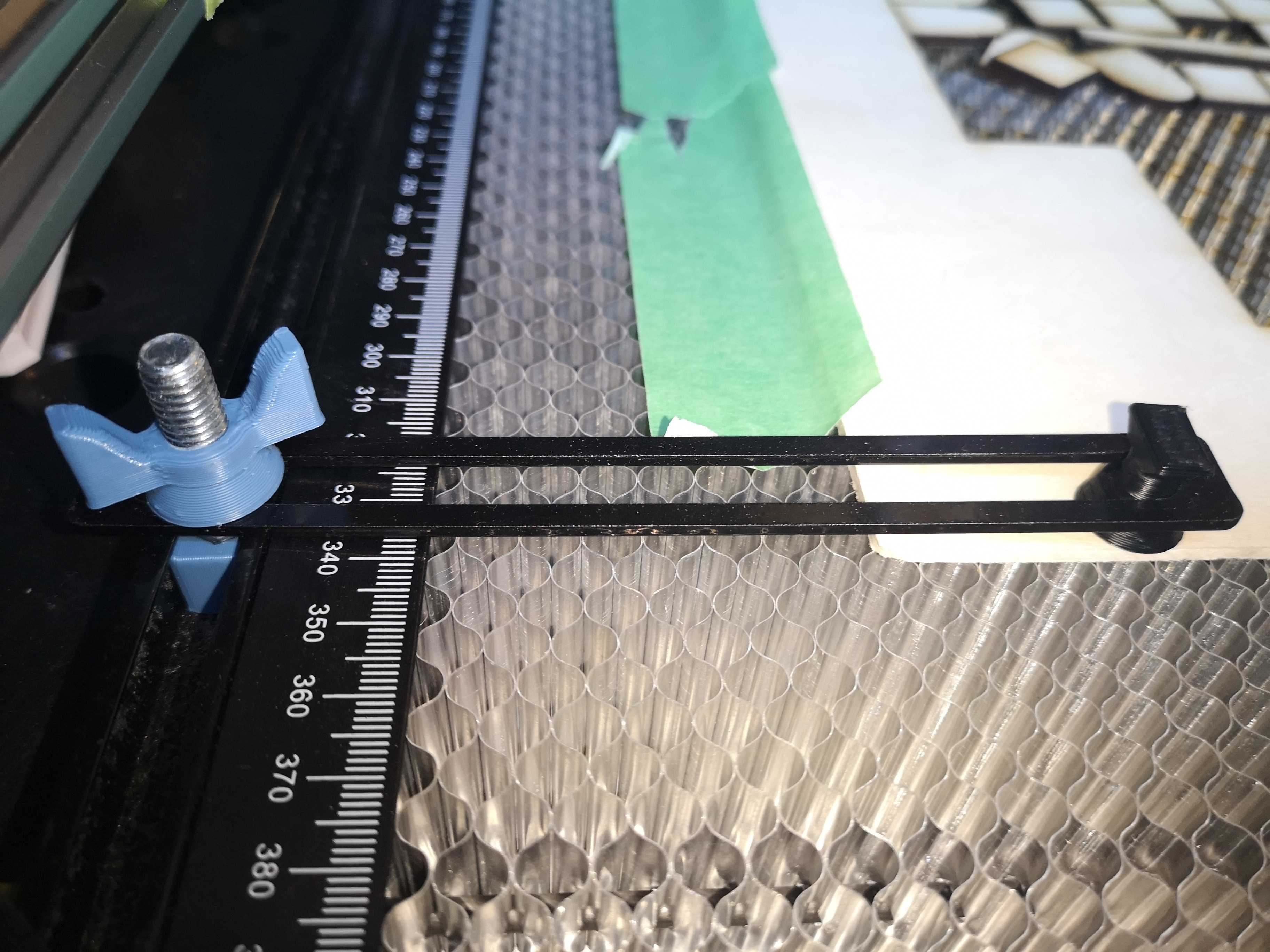 Bolt guides, washers, wing nuts, AND pressure shims for Ortur 'Better