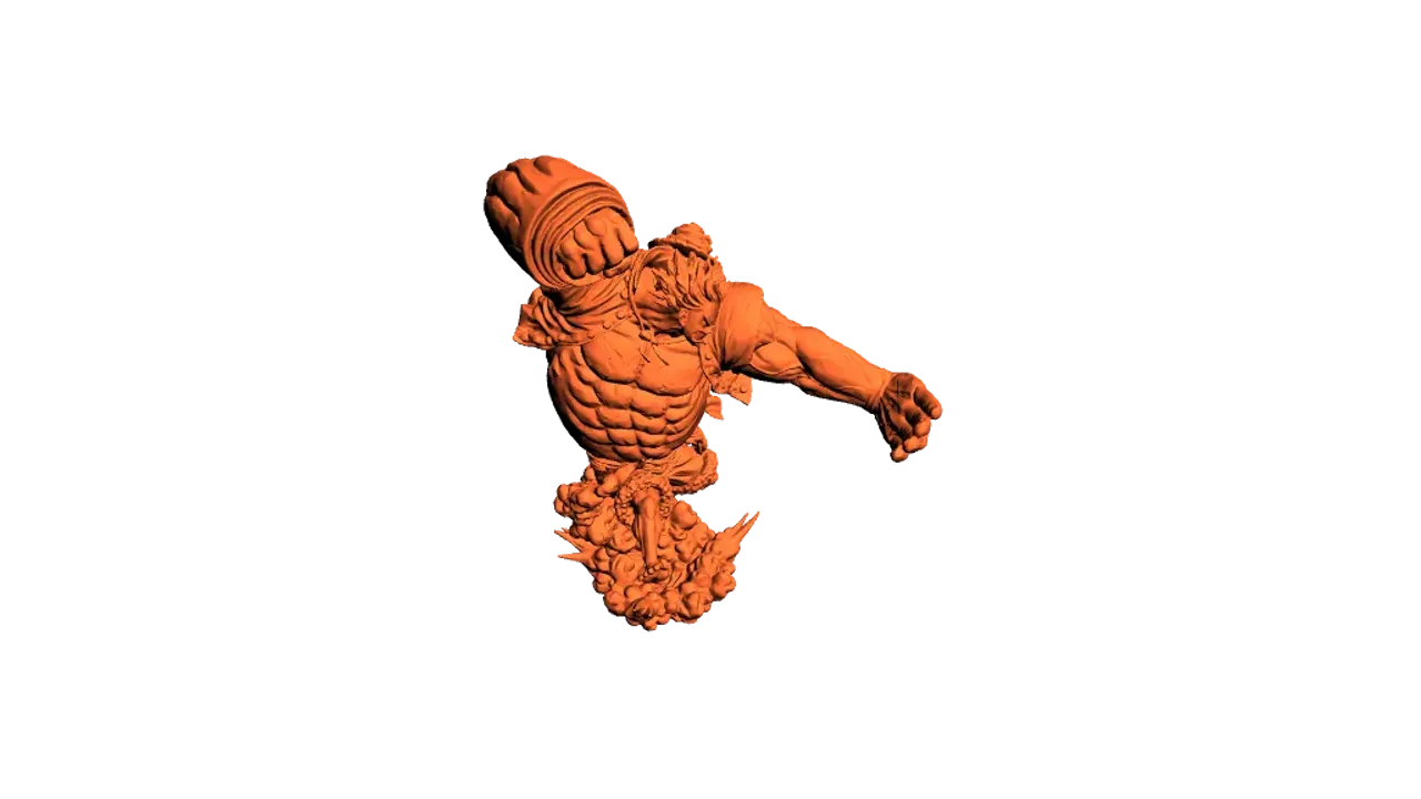 STL file Luffy - Gear 4 - Snakeman ⚙️・3D printer design to download・Cults
