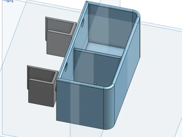 Slide on Table Remote Caddy