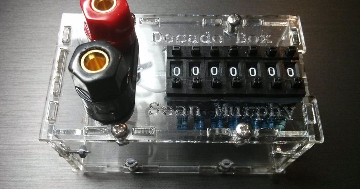 Decade Resistor Box by Duck Download free STL model