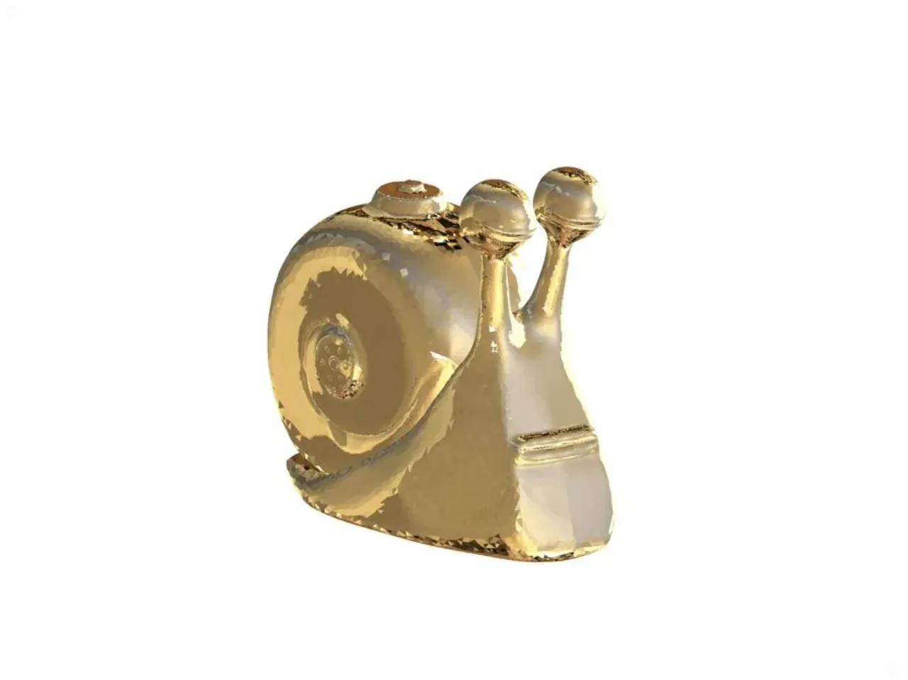 One Piece - Golden Snail Cellphone by V3Design, Download free STL model