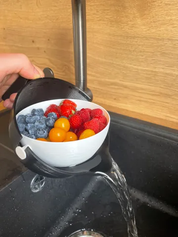 STRAINER FOR FRUIT AND VEGETABLES | KITCHEN GADGET | BOWL