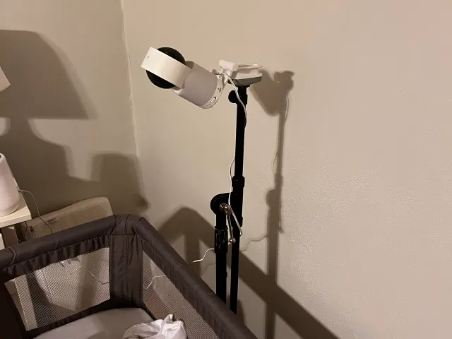 Vtech Baby Monitor Camera to microphone stand adapter