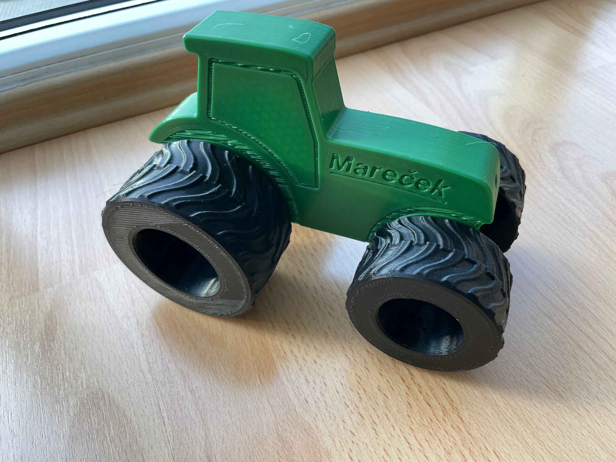 Pulling tractor