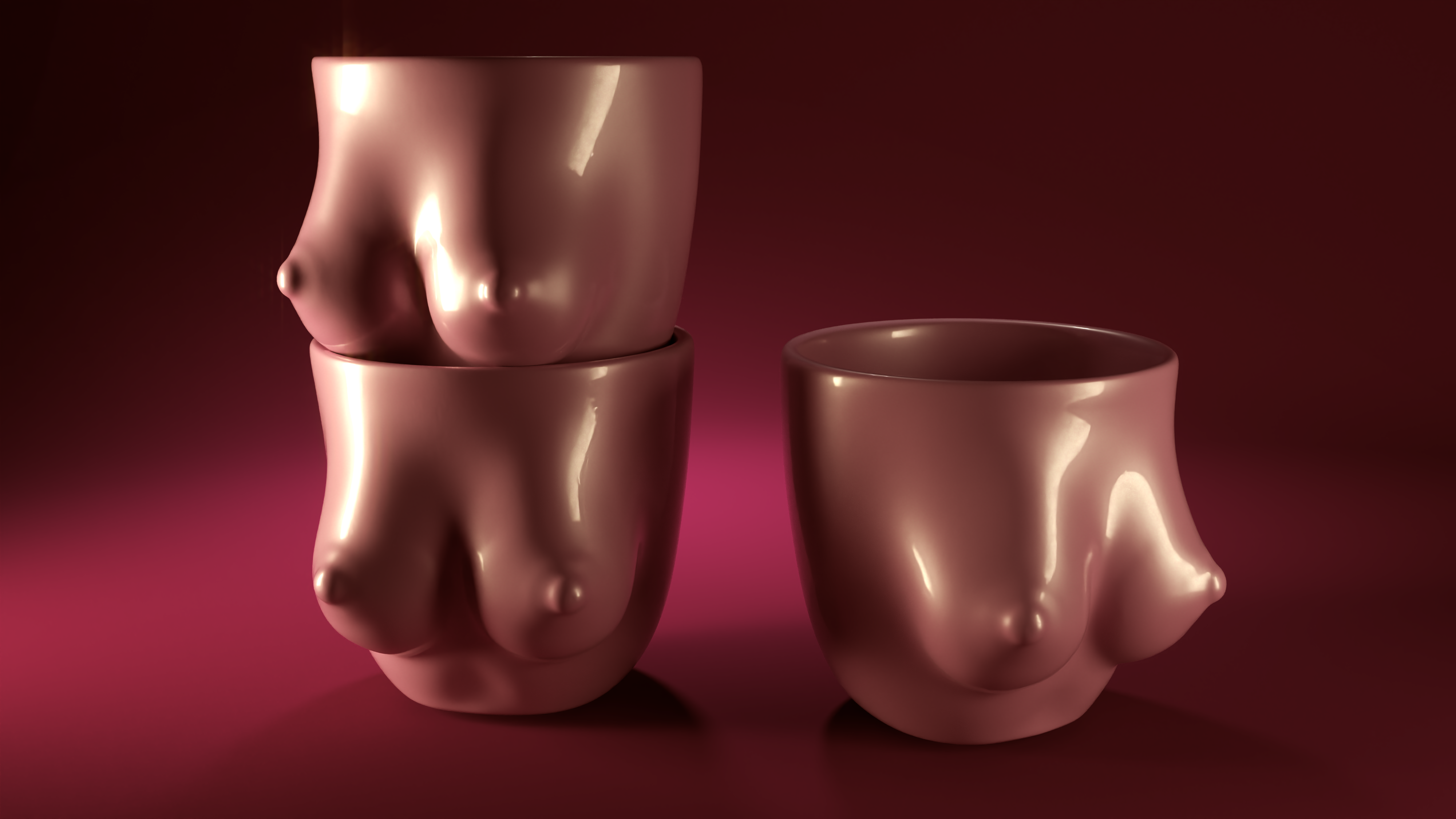 BEERS N BOOBS TITTY CUP 3D model 3D printable