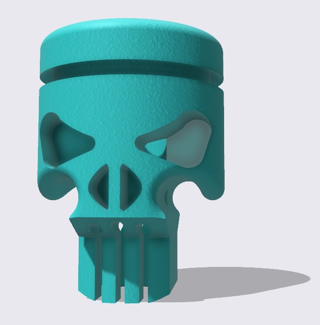 Punisher Bead for paracord lanyard