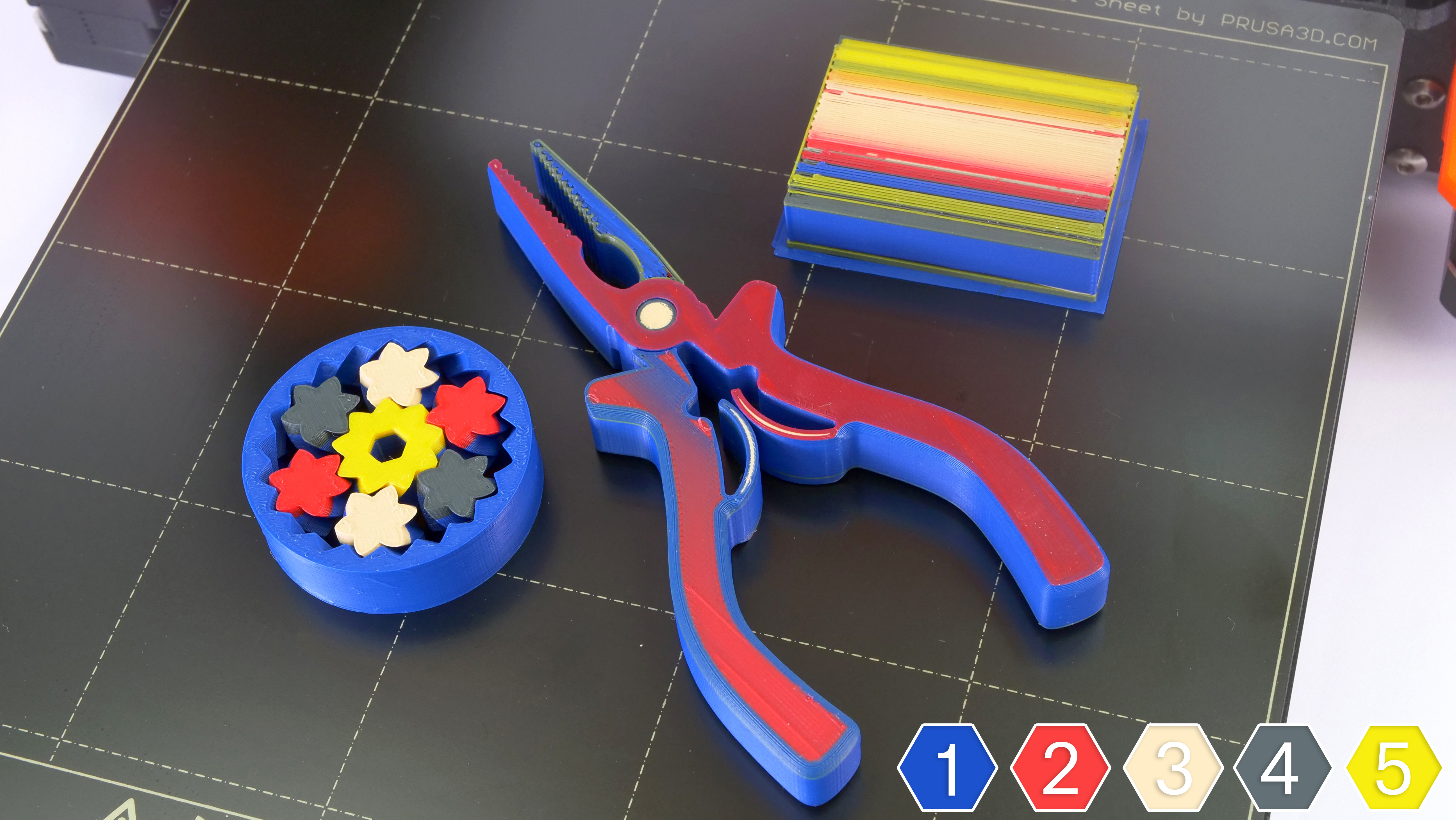 HERRINGBONE PLANETARY GEAR + PLIERS