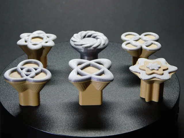 Knobs and handles for doors and drawers