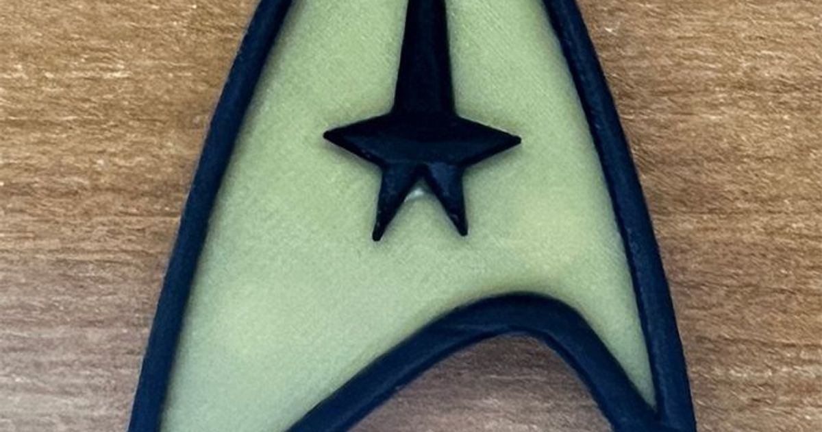 Star Trek TOS Constitution-class Emblem Badges 3D Printing Model - Threeding