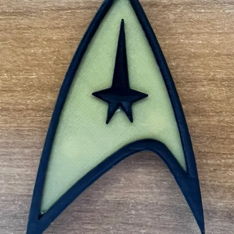 Star Trek Badges, Easy to Paint by StriK3FoRC3, Download free STL model