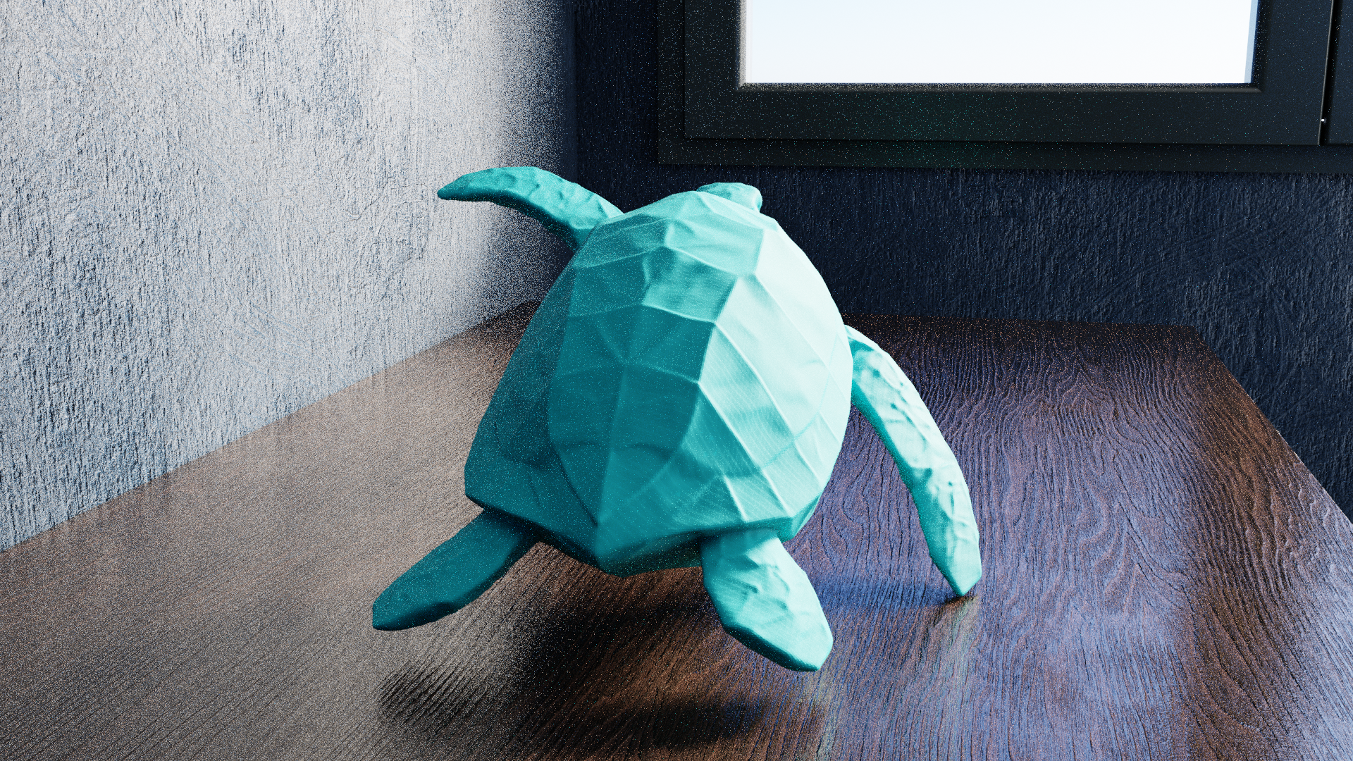 Miniatura 4 do modelo 3D Low Poly Sea Turtle