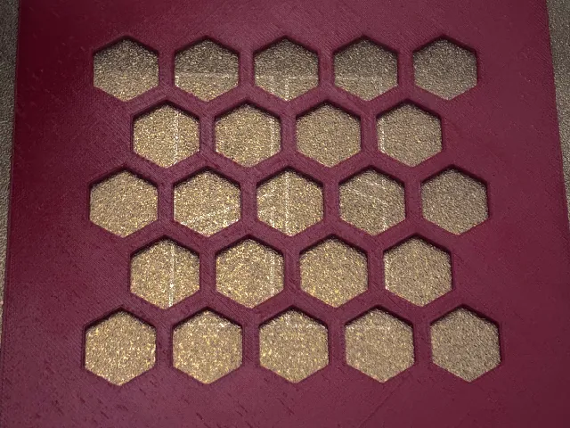 5x5 Hexagon Grid Parametric Adjustable Maker