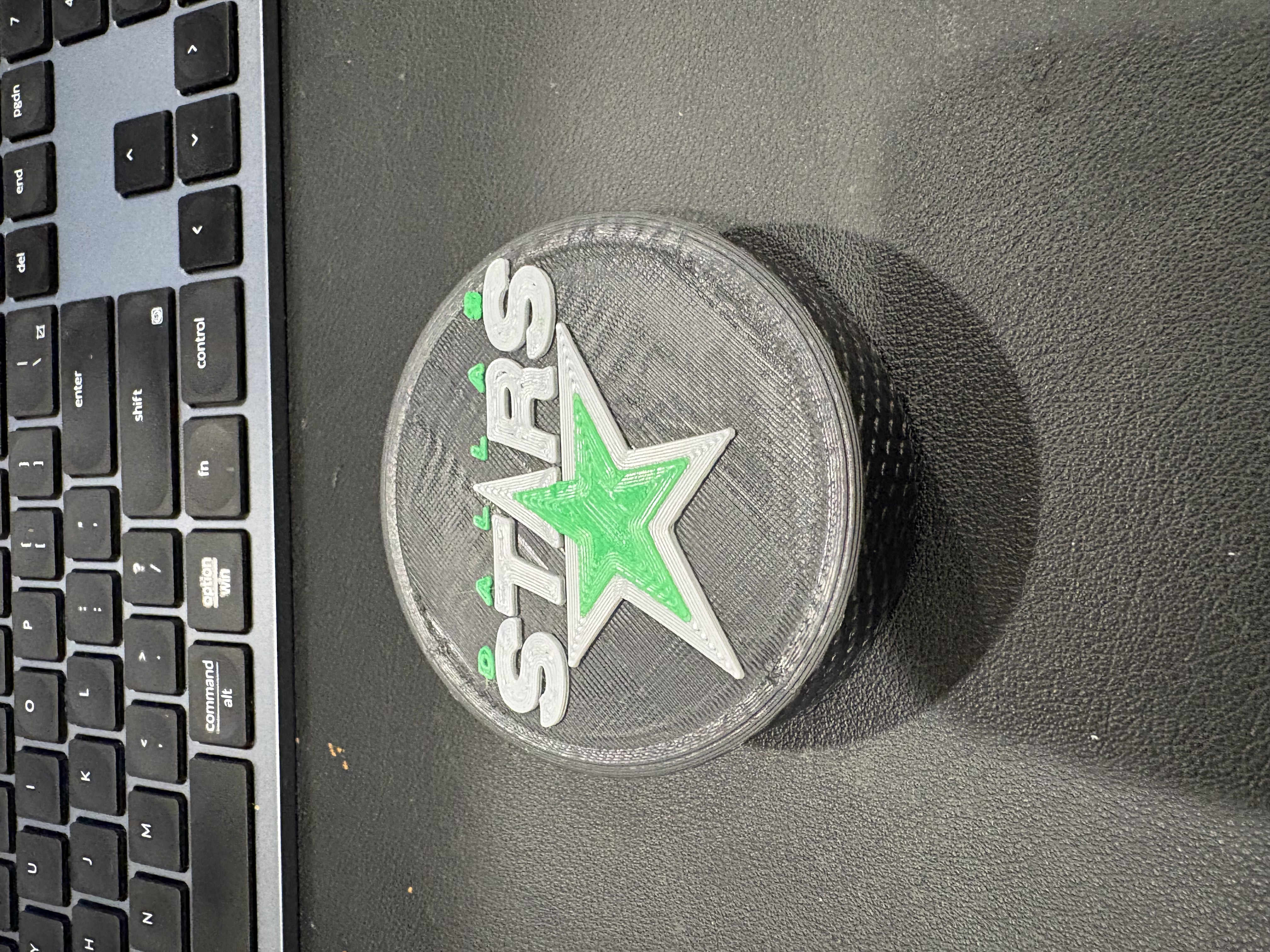Dallas Stars Logo puck- MMU