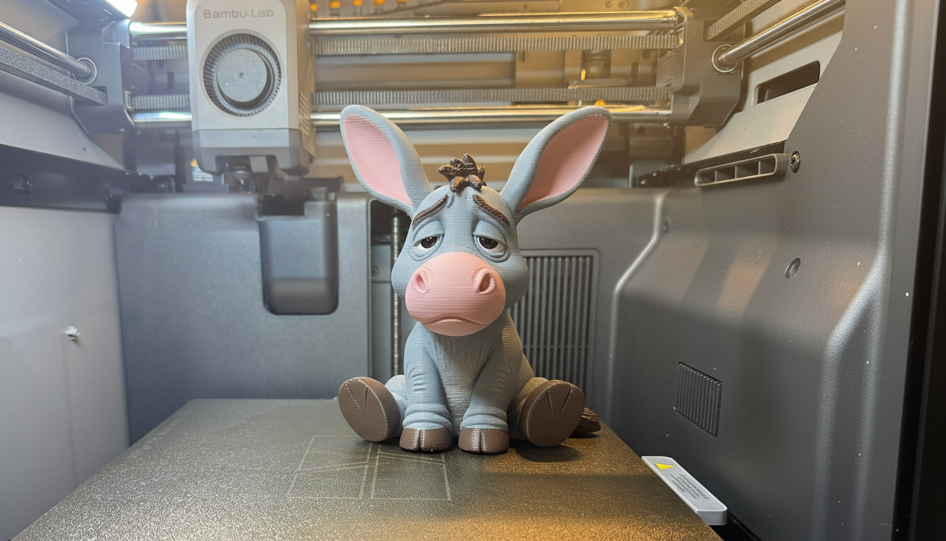 Cute Sad Donkey - Endearingly Melancholy Mule
