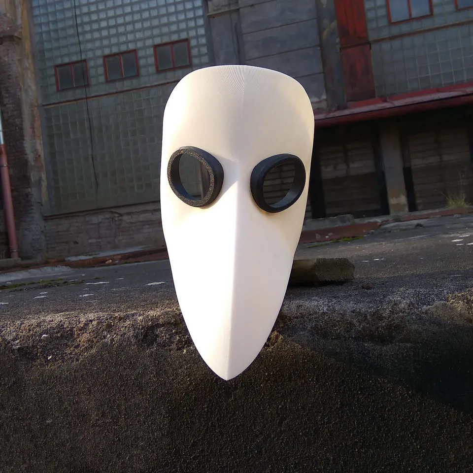 STL file Plague Doctor Mask (SCP-049) 🩺・3D printable model to  download・Cults