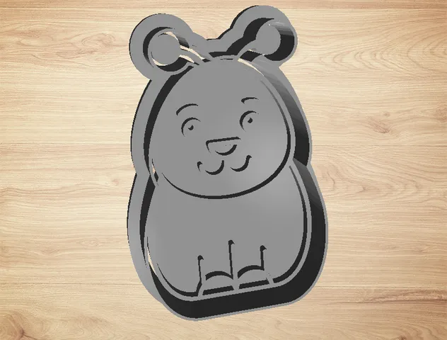 cookie cutter cute bee 2 - cutter and stamp