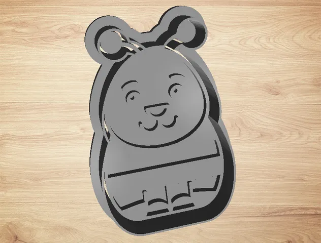 cookie cutter cute bee - cutter and stamp