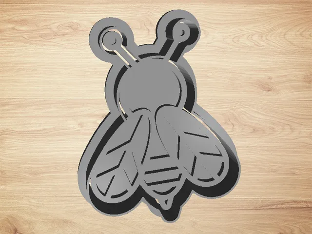 cookie cutter bee - cutter and stamp