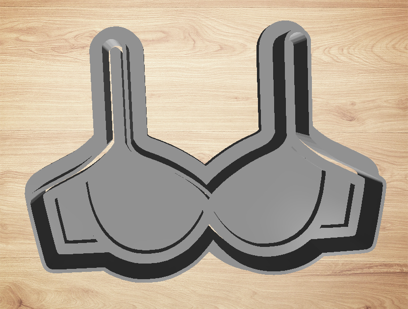 cookie cutter bra - cutter and stamp